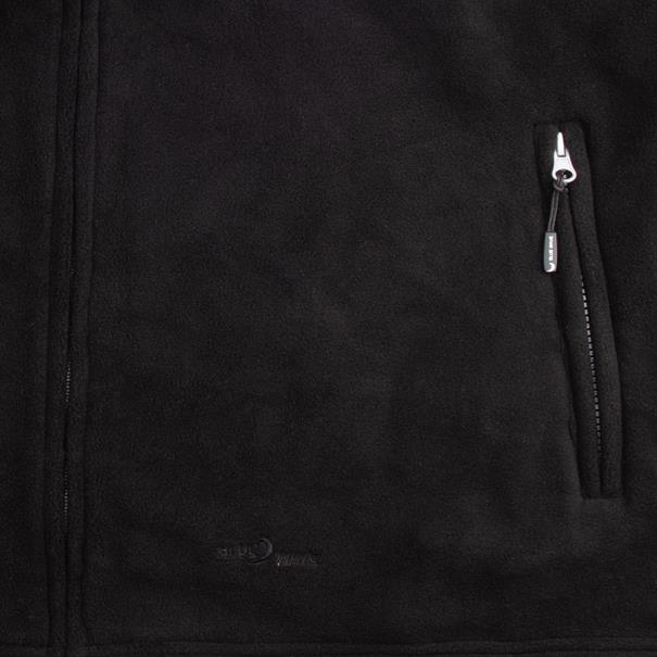 BLUE WAVE Fleecejacke schwarz