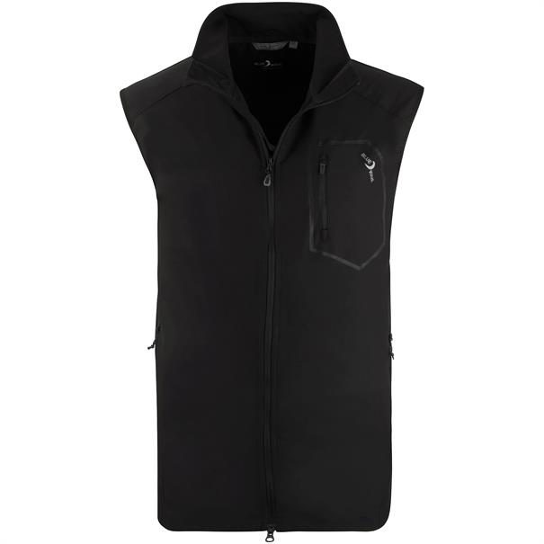 BLUE WAVE Softshellweste schwarz