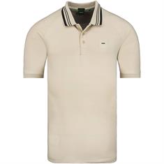 BOSS GREEN halbarm Poloshirt beige