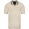 BOSS GREEN halbarm Poloshirt beige