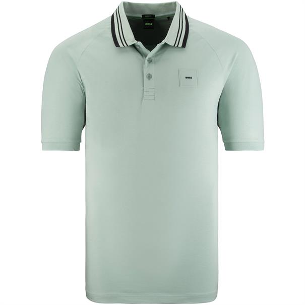 BOSS GREEN halbarm Poloshirt grün