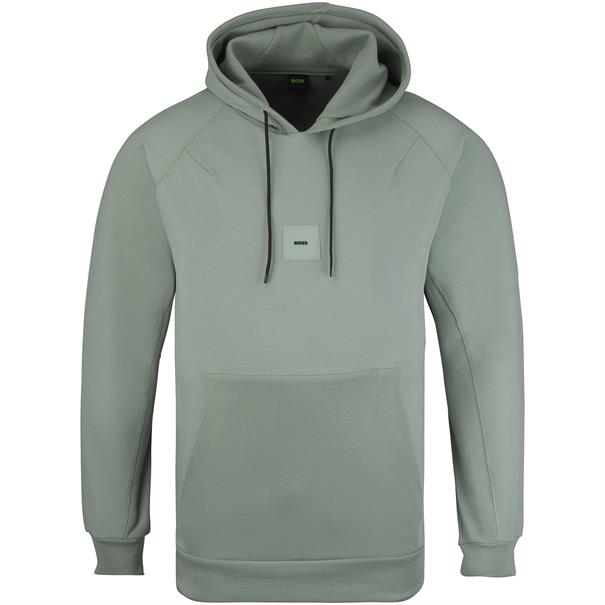 BOSS GREEN Kapuzen-Sweat grün