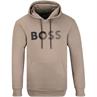 BOSS GREEN Kapuzen-Sweat khaki