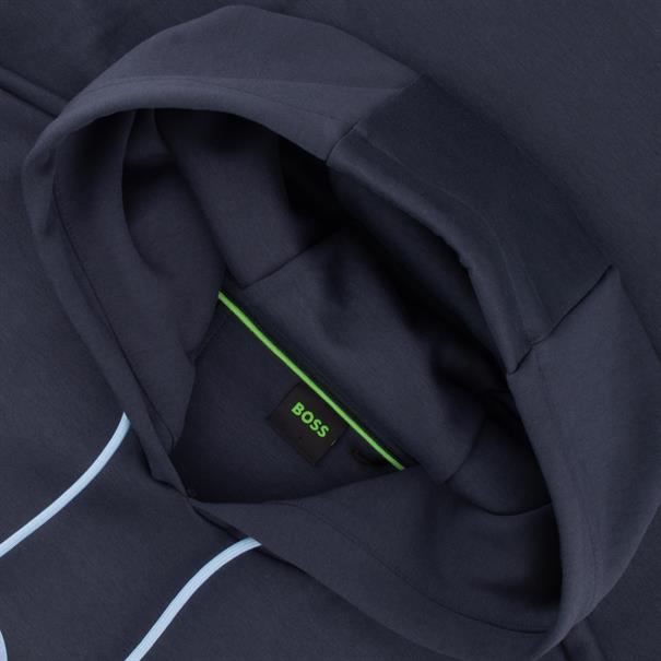 BOSS GREEN Kapuzen-Sweat marine