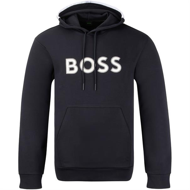 BOSS GREEN Kapuzen-Sweatshirt marine
