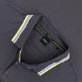 BOSS GREEN langarm Poloshirt anthrazit