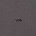 BOSS GREEN langarm Poloshirt grau