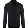 BOSS GREEN langarm Poloshirt schwarz