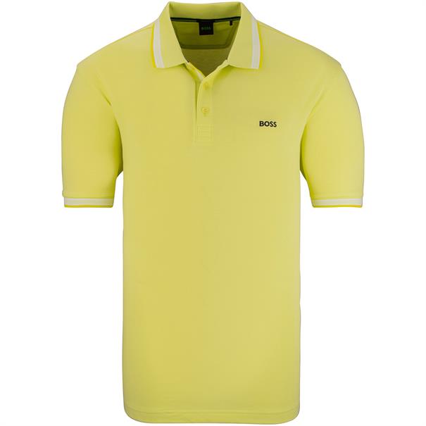 BOSS GREEN Poloshirt gelb