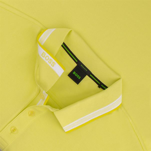 BOSS GREEN Poloshirt gelb