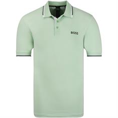 BOSS GREEN Poloshirt hellgrün