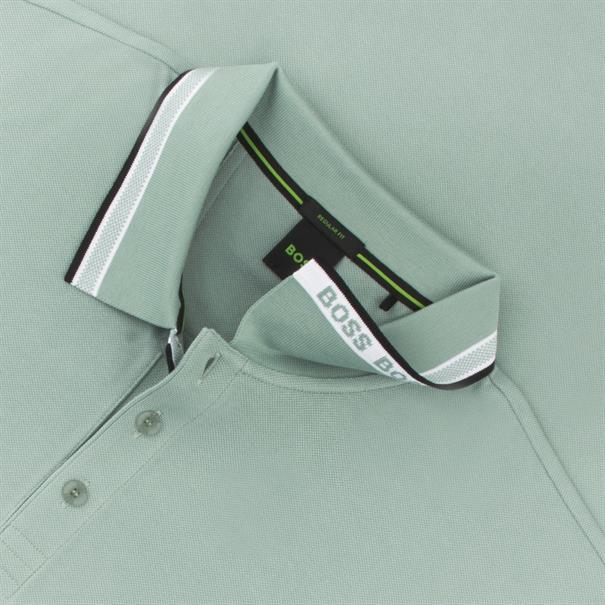 BOSS GREEN Poloshirt pastell-grün