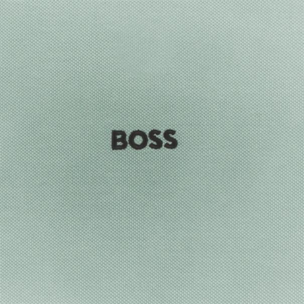BOSS GREEN Poloshirt pastell-grün
