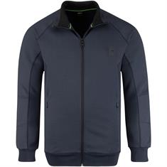 BOSS GREEN Sweatjacke dunkelblau