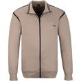 BOSS GREEN Sweatjacke khaki