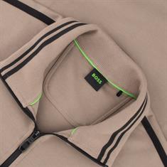 BOSS GREEN Sweatjacke khaki