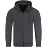 BOSS GREEN Sweatjacke mit Kapuze anthrazit