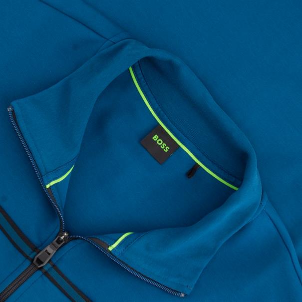 BOSS GREEN Sweatjacke royal-blau