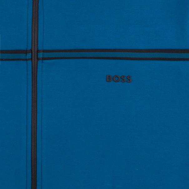 BOSS GREEN Sweatjacke royal-blau