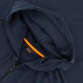 BOSS ORANGE Kapuzen-Sweatjacke dunkelblau
