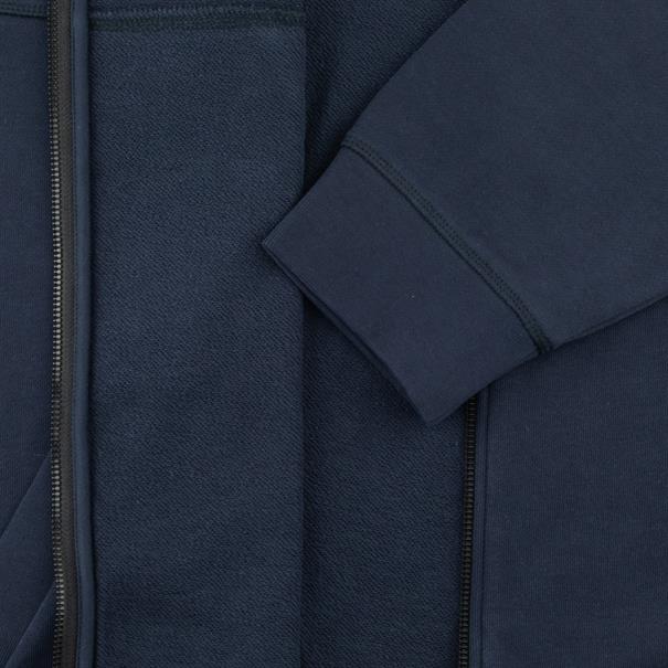 BOSS ORANGE Kapuzen-Sweatjacke dunkelblau