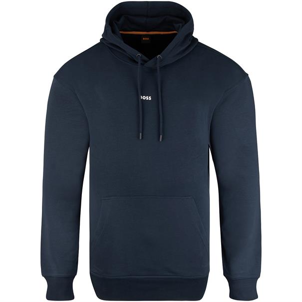 BOSS ORANGE Kapuzen-Sweatshirt dunkelblau