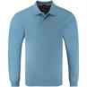 BOSS ORANGE langarm Poloshirt hellblau