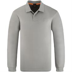 BOSS ORANGE langarm Poloshirt khaki