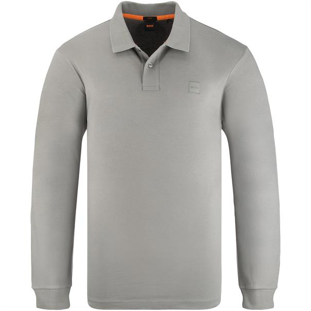 BOSS ORANGE langarm Poloshirt khaki
