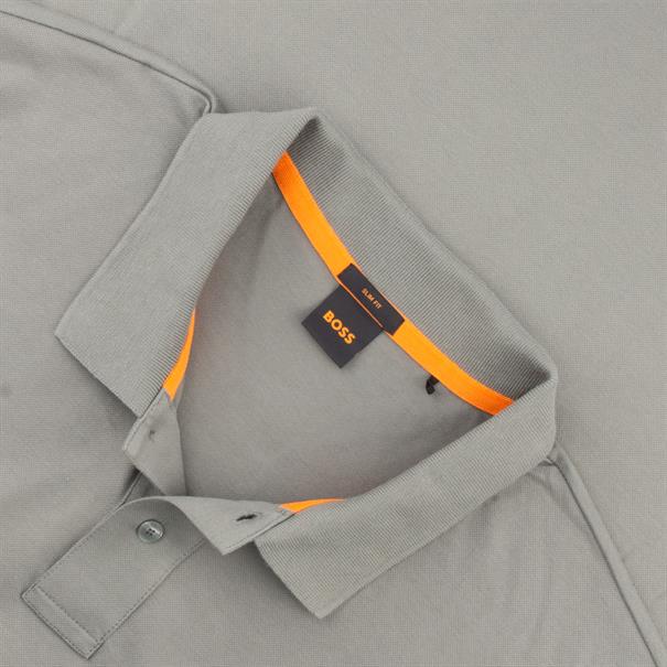 BOSS ORANGE langarm Poloshirt khaki