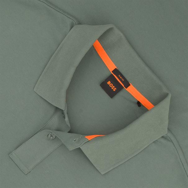 BOSS ORANGE Poloshirt dunkelgrün
