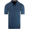 BOSS ORANGE Poloshirt mittelblau