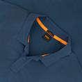 BOSS ORANGE Poloshirt mittelblau