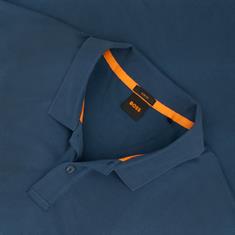 BOSS ORANGE Poloshirt mittelblau