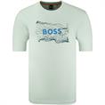 BOSS ORANGE T-Shirt gletscherblau