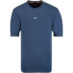 BOSS ORANGE T-Shirt mittelblau