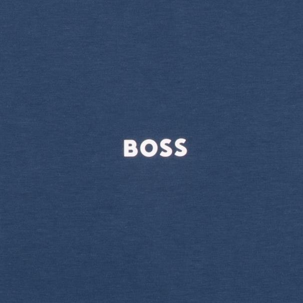 BOSS ORANGE T-Shirt mittelblau