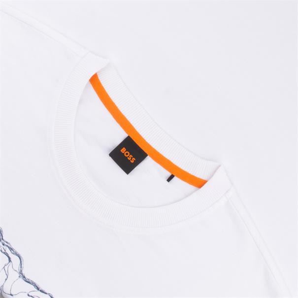 BOSS ORANGE T-Shirt weiß