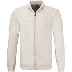 BOSS Sweatjacke beige