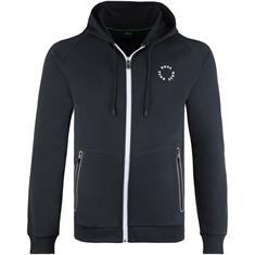 BOSS Sweatjacke blau