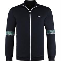 BOSS Sweatjacke blau
