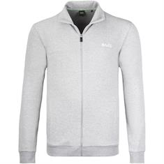 BOSS Sweatjacke grau