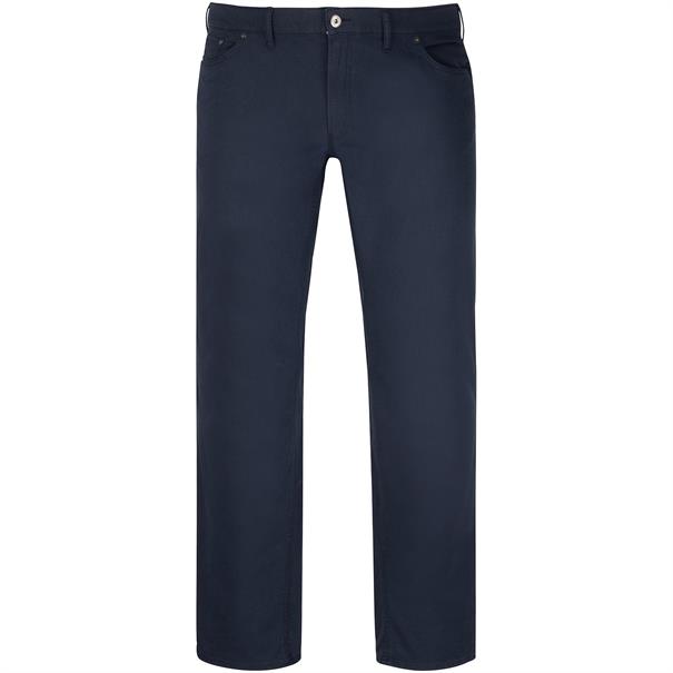 BRAX Baumwollhose blau-meliert