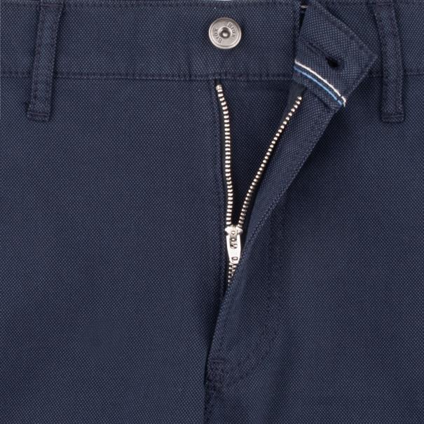 BRAX Baumwollhose blau-meliert