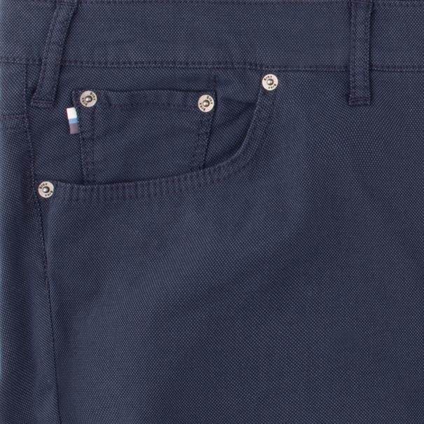 BRAX Baumwollhose blau-meliert