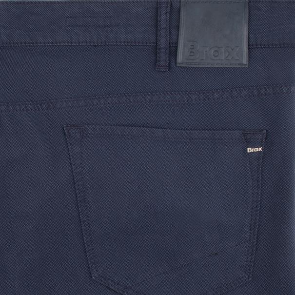 BRAX Baumwollhose blau-meliert