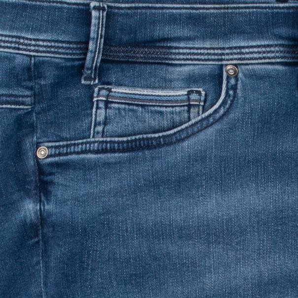 BRAX Jeans-Shorts jeansblau