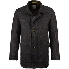 BUGATTI Wolljacke braun-meliert