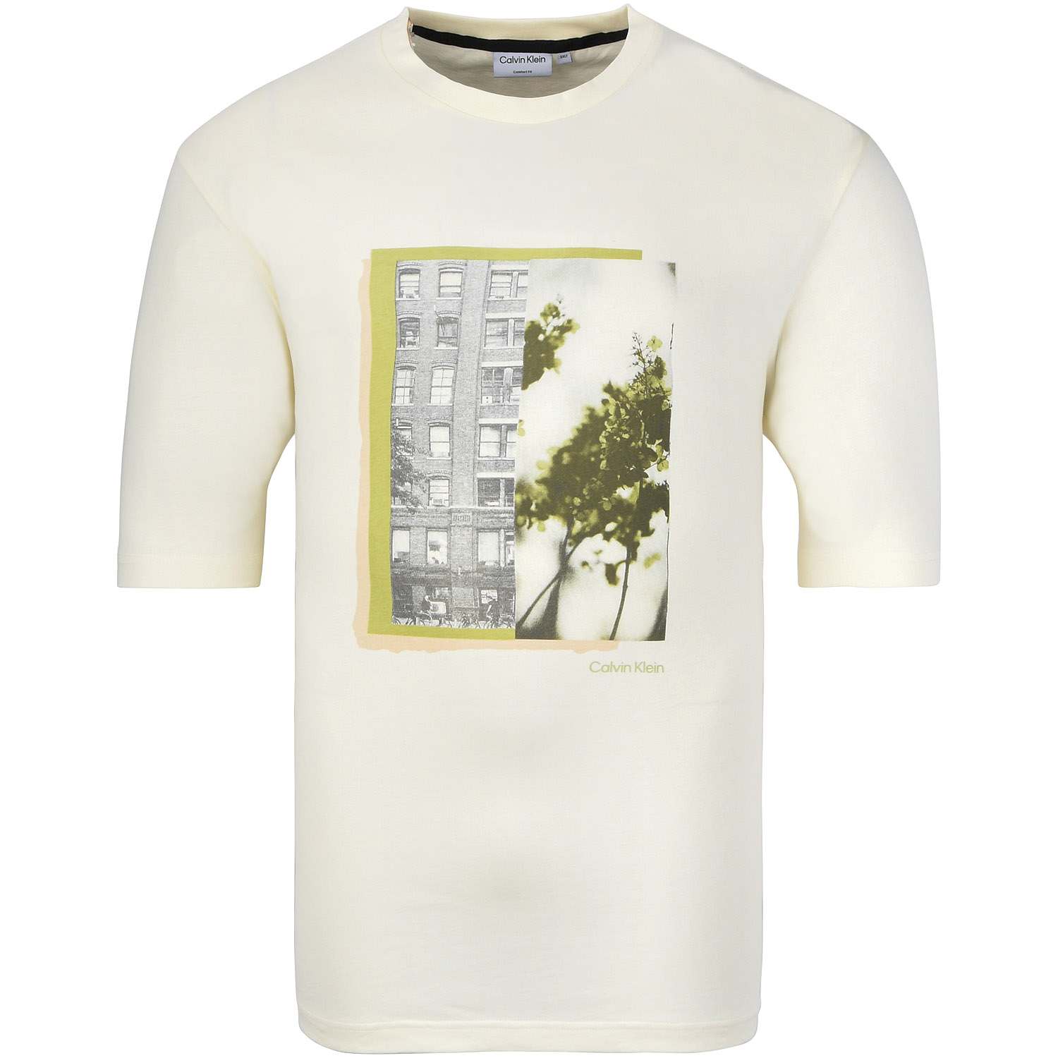 CALVIN KLEIN T-Shirt beige Herrenmode in Übergrößen kaufen