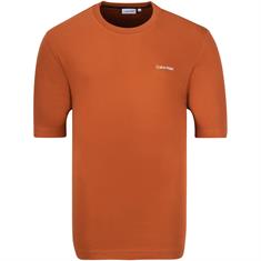 CALVIN KLEIN T-Shirt rostbraun